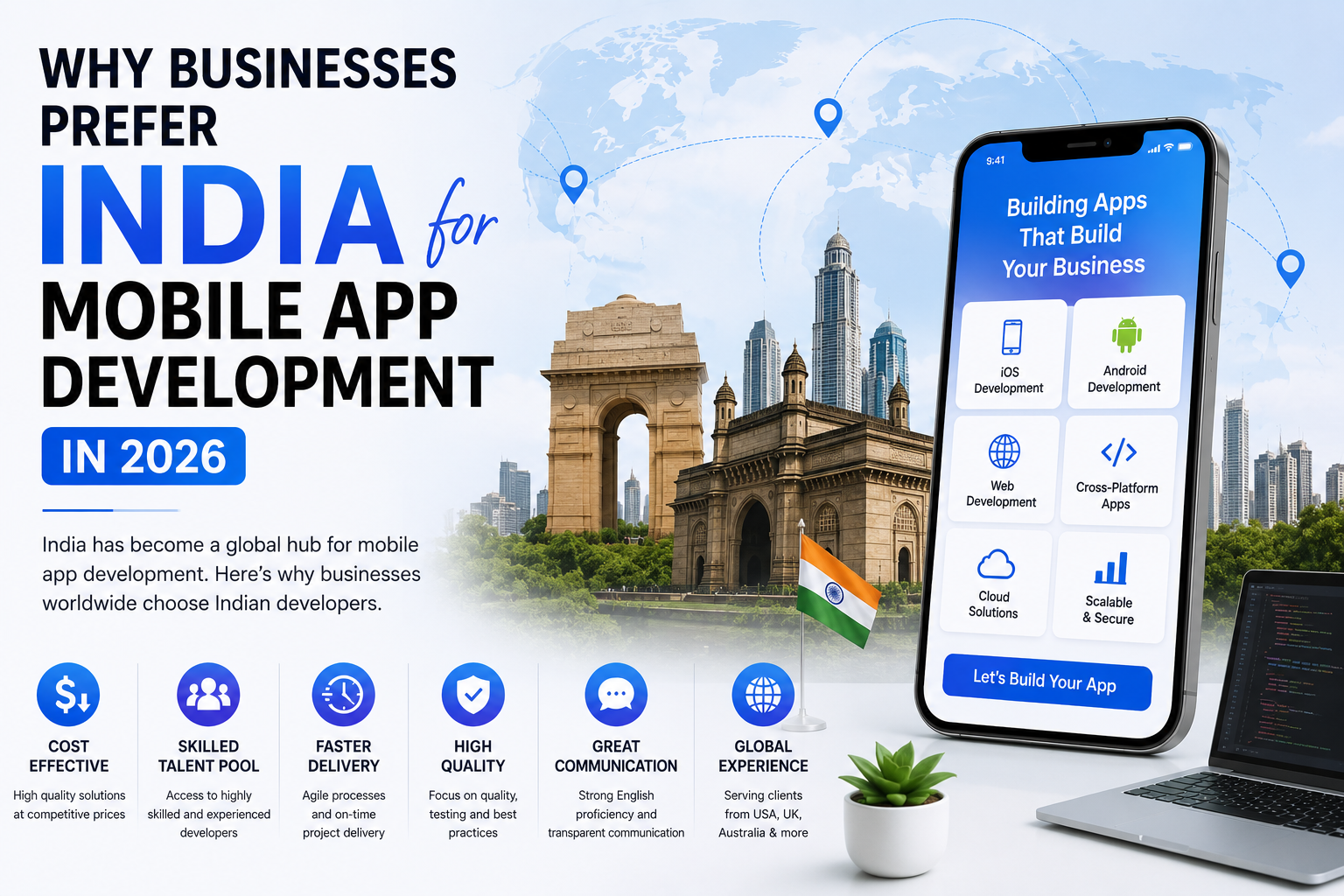 Why Businesses Prefer India for Mobile App Development